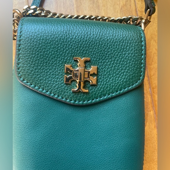Tory Burch Kira phone crossbody shoulder bag mini wallet on chain leather - Picture 8 of 14